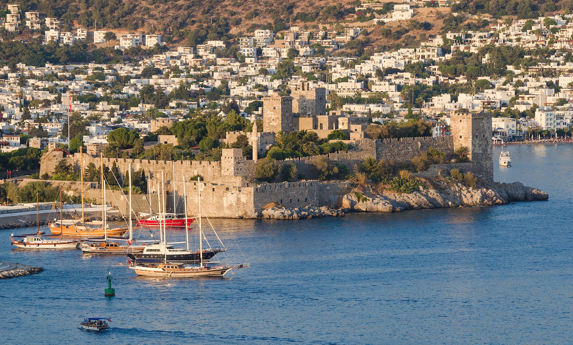Bodrum Castle of St Peter overlooking the harbour